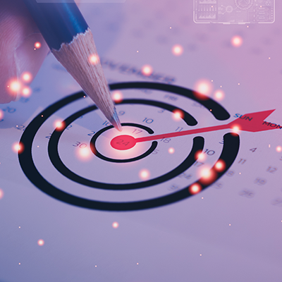 image cible - calendrier éditorial