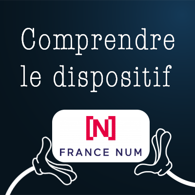 Logo officiel de France Num avec le titre "comprendre le dispositif"